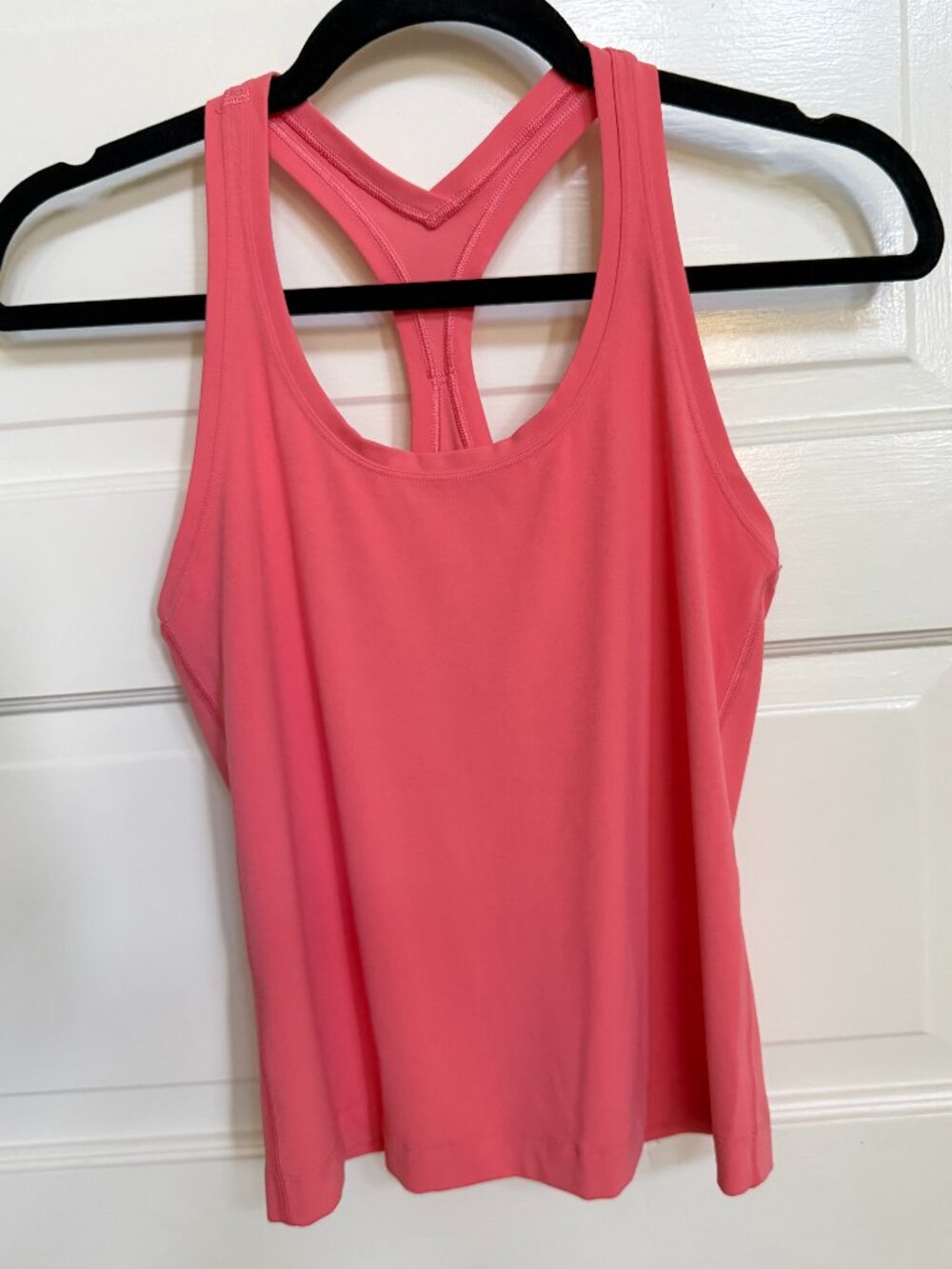 Lululemon Cool Racerback Short Tank Top Nulu - Raspberry Cream - Size 8